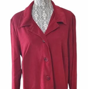 Briggs New York Maroon women's dress shirt